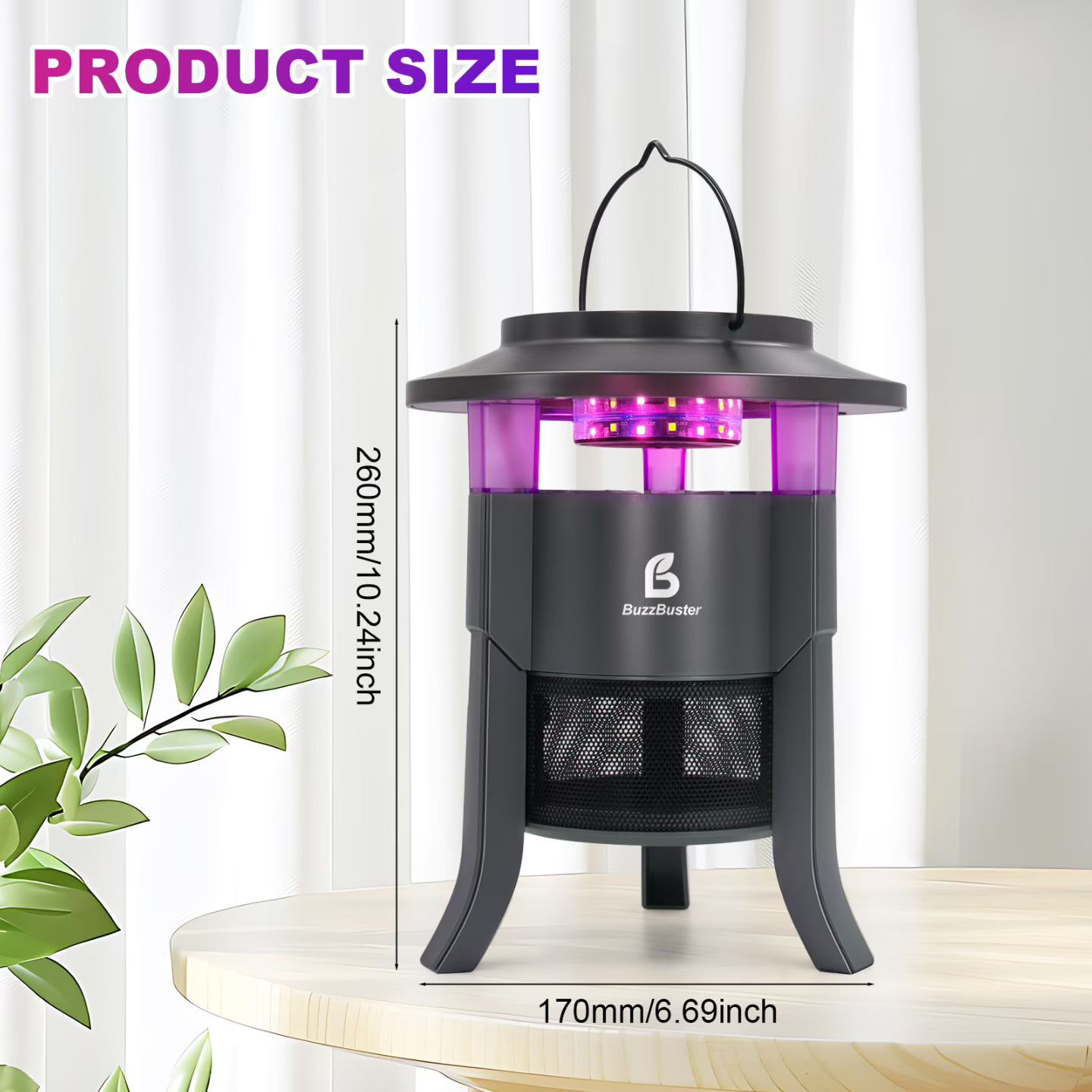 BuzzBuster Solar Flying Insect Trap - Gallery 4