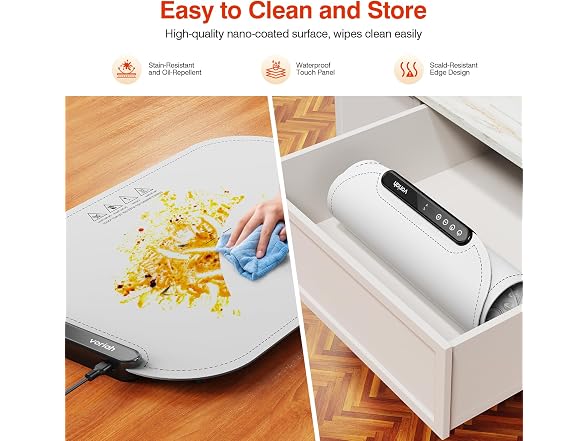 Warming Mat for Food, Voriah Electric