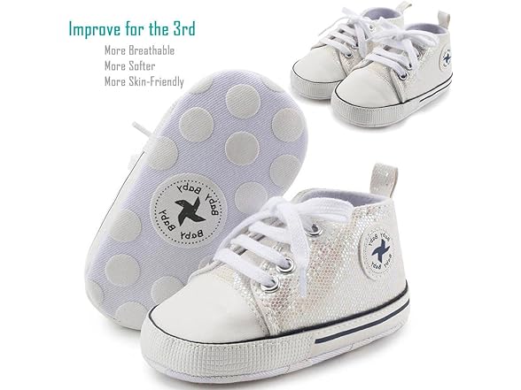 Newborn Baby Girls Boys Canvas Shoes
