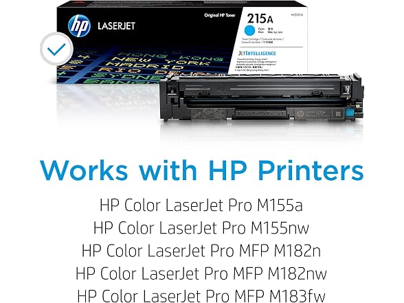 HP HP 215A Cyan Toner Cartridge Printers |