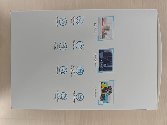 (NEW) Indoor 2K 360 Pan/Tilt Camera w/ Motion Detection