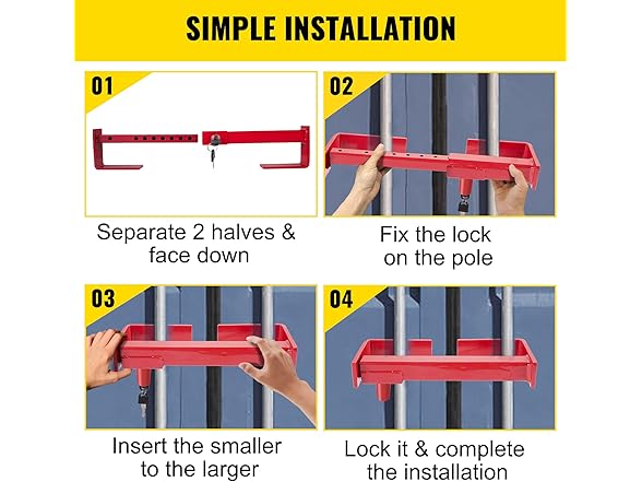 VEVOR Cargo Container Lock 9.84"-17.32"