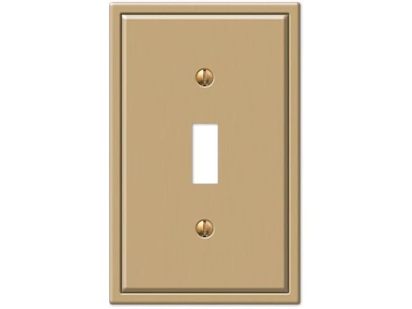 Amerelle Toggle Wallplate, Bronze