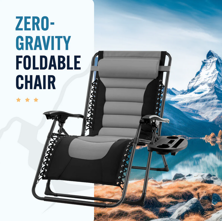 Trapper's Peak Zero Gravity Folding Chair w/ Table - Gallery 6