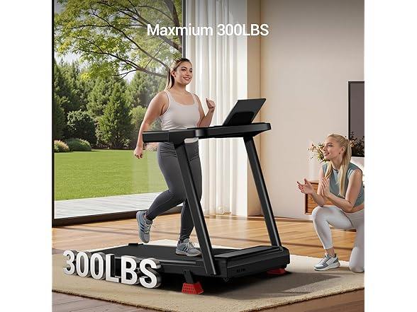 3-in-1 Treadmill with 15% Incline, Portable Treadmills for H (Open Box)