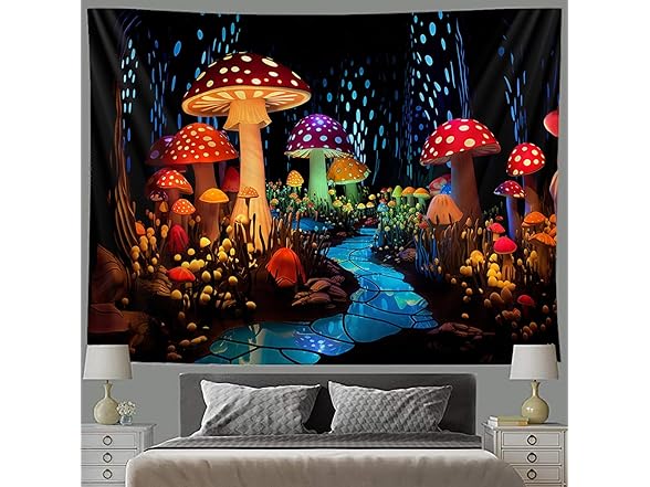UV Blacklight Tapestry Wall Décor