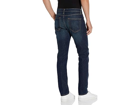 Amazon Essentials Mens Slim Fit Jeans Dark Blue
