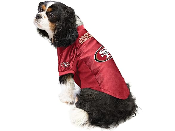 Littlearth NFL Stretch Pet Jersey XS 49ers