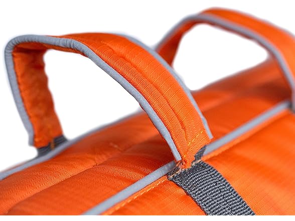 Outward Hound Granby Splash Orange Dog Life Jacket, XL