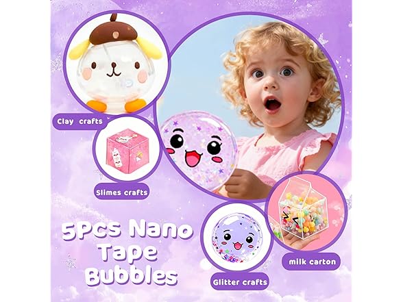 ZiZa W1399 Nano Tape Bubble Kit for Kids