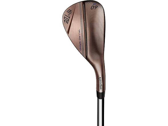 TaylorMade Golf HI-TOE 3 WEDGE COPPER STANDARD BOUNCE, 58.10, LEFT HAND, STIFF FLEX