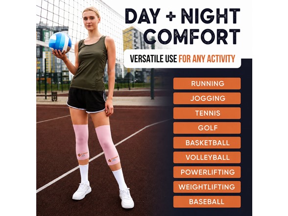 Copper Joe Knee Compression Sleeve 2-Pack