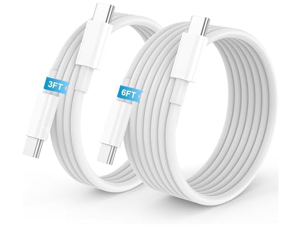 LDHTY USB-C to USB-C Cable 60W 2-Pack
