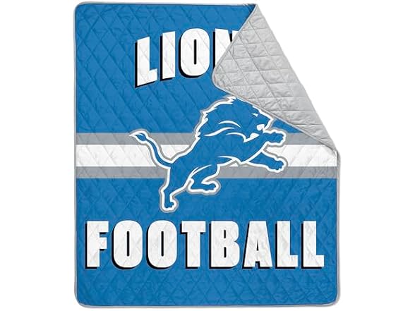 DETROIT LIONS (60" x 70") NFL Blanket