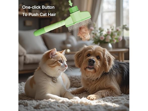 Cat Grooming Brush Kit, 4PCS Pet