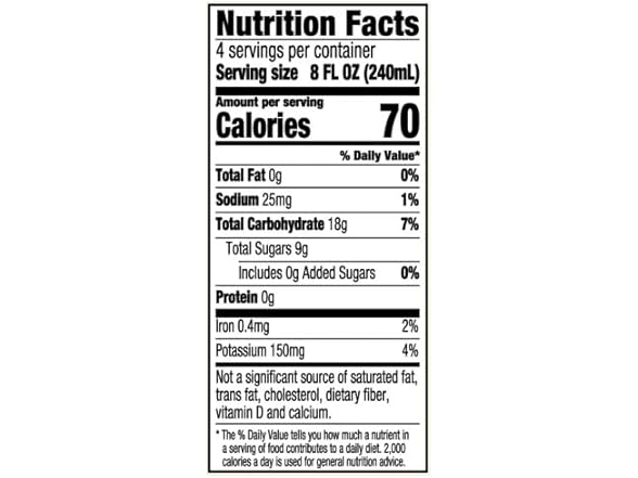 1CT R.W. Knudsen Organic Just Cranberry Juice