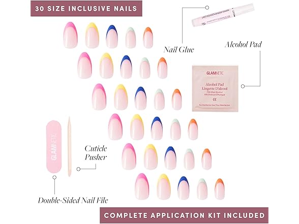 Glamnetic Press On Nails - Sprinkles