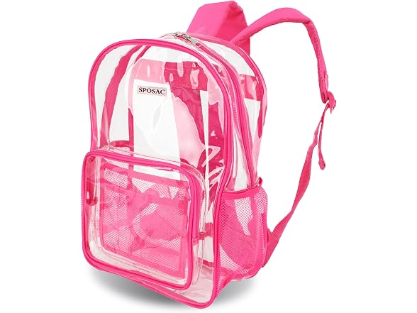 Sposac Medium Clear Backpack