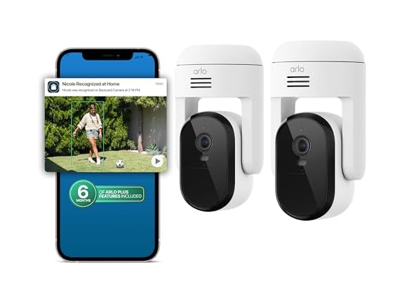 (1 or 2 PACK) (NEW) Arlo Essential Pan Tilt Security Camera