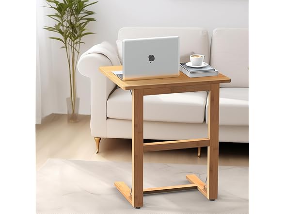 Tatub 24'' Folding TV Tray Table, Foldable C Shape