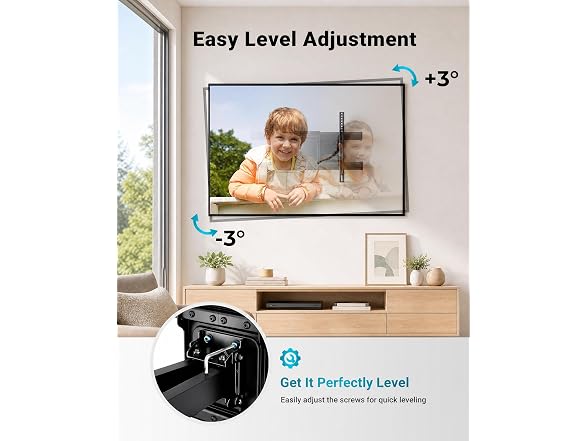 BONTEC Full Motion TV Wall Mount 37-85in