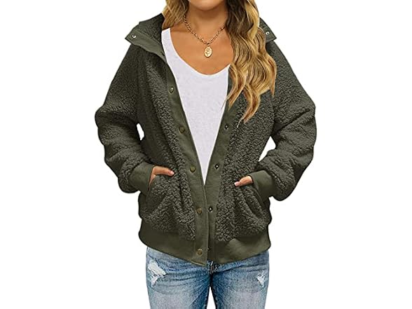 Merokeety Women (XL) Winter Long Sleeve Jacket