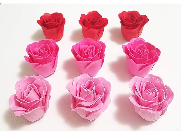 Red Flora Scented Rose Flower Bath Soap