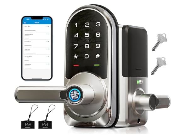 Veise RZ09 Smart Lock, 7-in-1 Keyless Entry