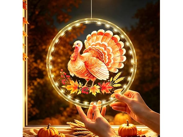 YTKIH 3 Pack Fall Decor Window Lights