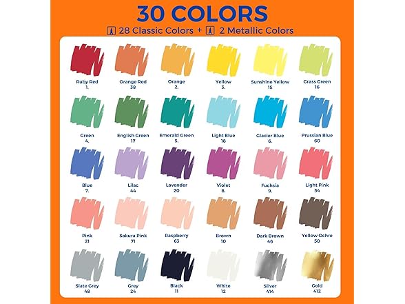 Funto ClickLink Acrylic Paint Markers