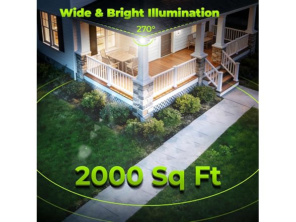 ESLIGHTION Solar Motion Sensor Outdoor Light