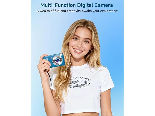 ceye 44MP FHD 1080P Digital Point & Shoot Camera