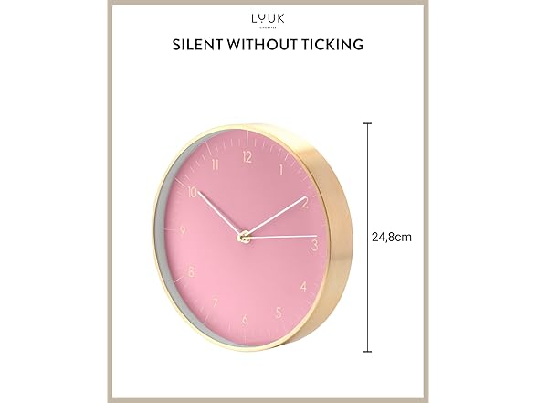 LUUK LIFESTYLE Elegant Wall Clock