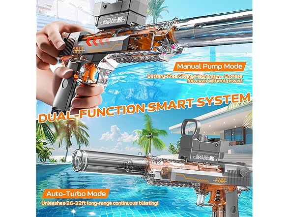 Electric Water Gun LED Lights for Kids