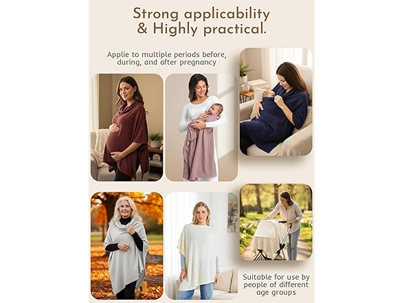 MomWills 2pk Nursing Cover for Breastfeeding