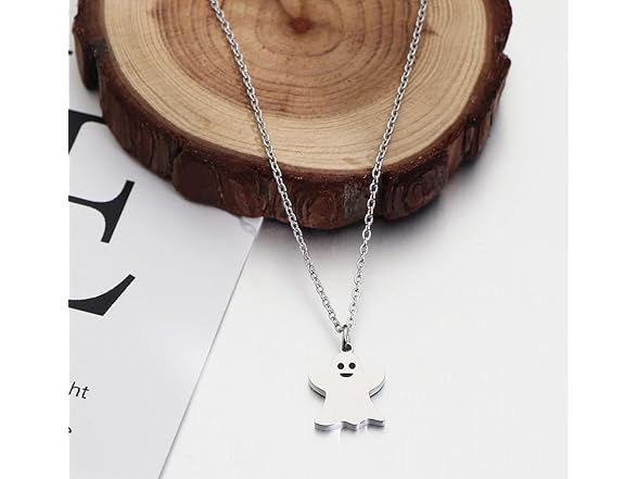 JINGMARUO Silver Friend Necklace