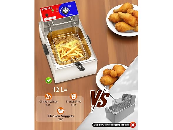 HTTSICHI 12 L Electric Deep Fryer