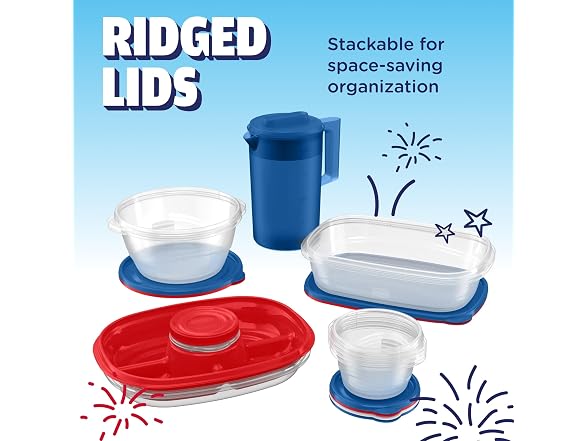 Rubbermaid TakeAlongs Special-Edition Americana 22-Piece Set