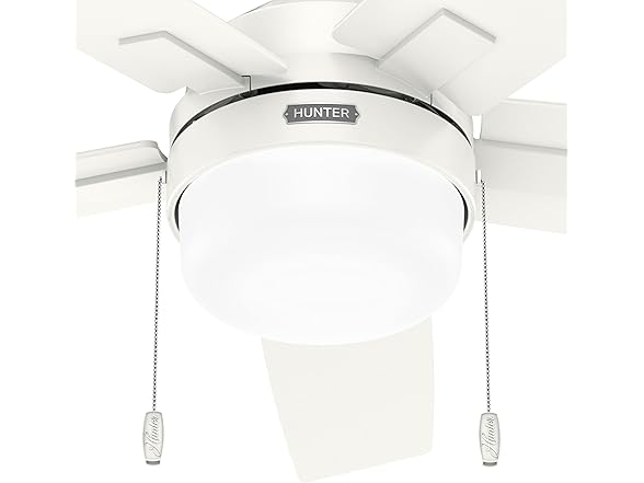 Hunter Fan 44 Inch Contemporary Fresh White Fan