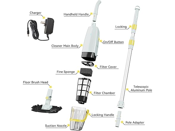 Lydsto Cordless Handheld Pool Vacuum