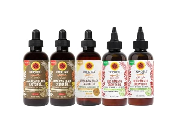 Tropic Isle JBCO Dark and Pimento Oil Set 5 Piece