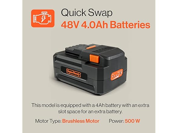 SuperHandy Electric Tugger Cart