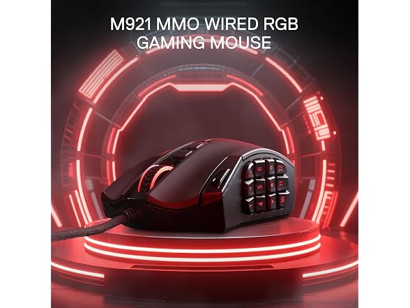Redragon M921 Wired RGB MMO Gaming Mouse
