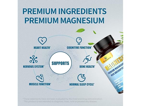 BioBenevo 5-in-1 Magnesium Supplement