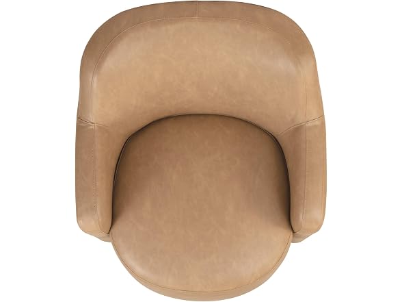 HomePop Barrel Swivel Chair, Sand - Gallery 6