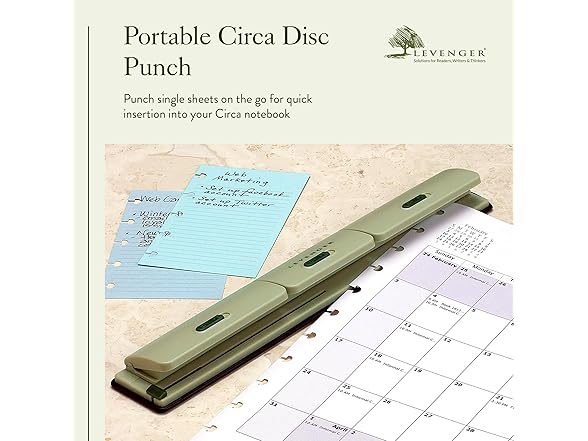 Portable Discbound Hole Punch