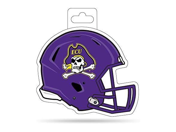 ECU Pirates Helmet Decal 4.75x5