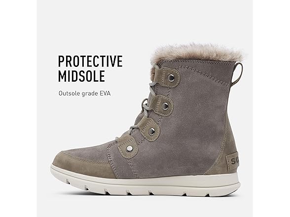 Sorel Womens Leather and Suede Snow Boot