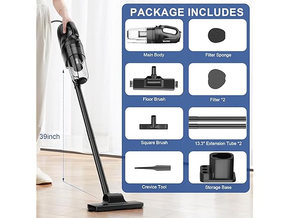SOWTECH 6-in-1 Corded Vacuum Cleaner