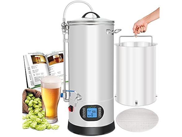 Nutrichef All In One Home Beer Brewing Kit